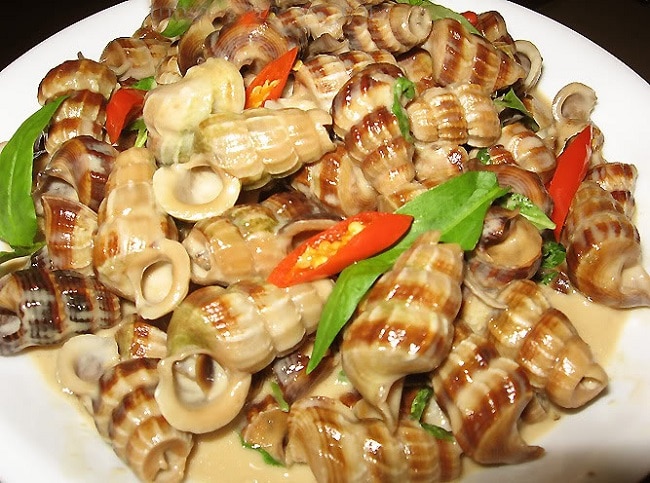 Đa dạng các món ốc tại quán Thảo Gò Vấp